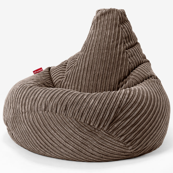 Puf Silla de Juego para Niños de 6 a 14 años - Pana Clásica Moca 02
