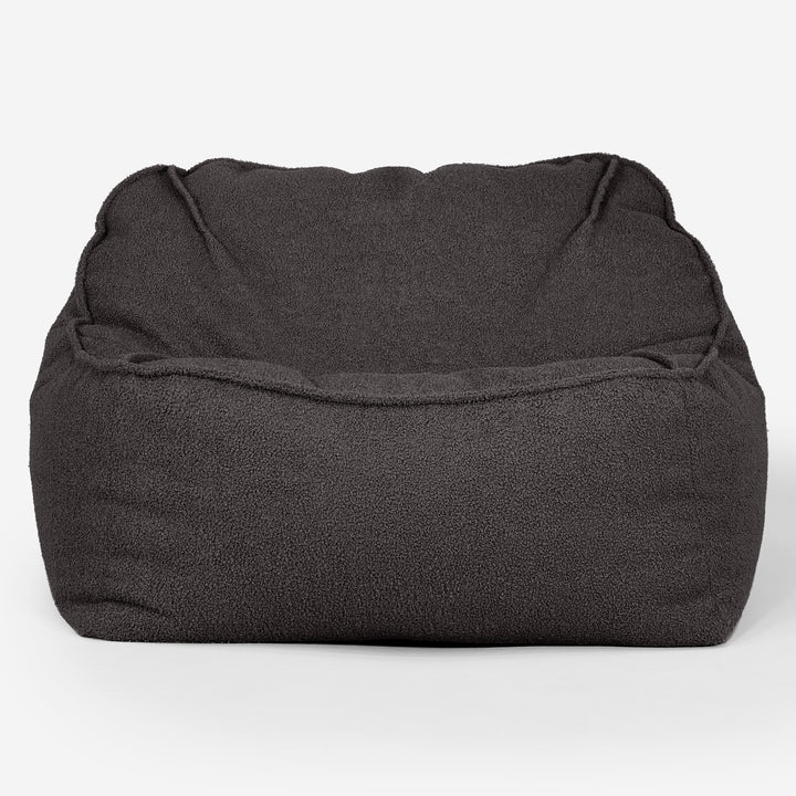 Puf Silla Encorvada - Boucle Grafito_01