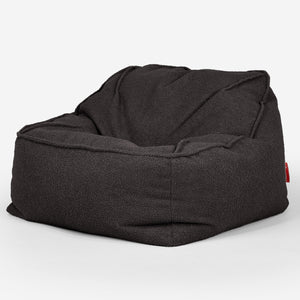 Puf Silla Encorvada - Boucle Grafito