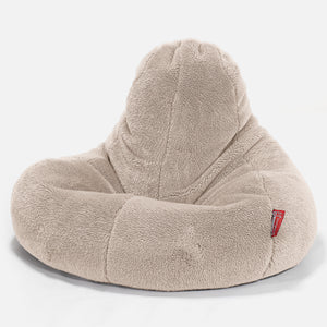 Puf Ultra Lux - Piel de Osito Sintética Visón