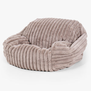 Puf Silla Sabina - Pana de Felpa Ultra Visón