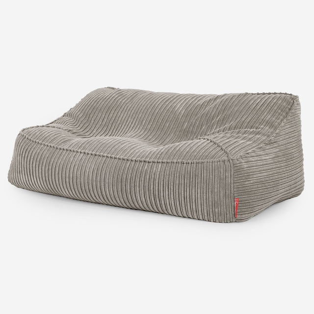 Puf Sillón Encorvado - Pana Clásica Visón 03