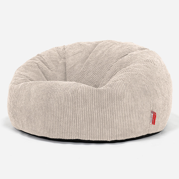 Puf Sofa para Niños de 6 a 14 años - Pompón Crema 02