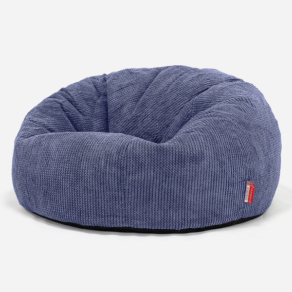 Puf Sofa para Niños de 6 a 14 años - Pompón Morado 01