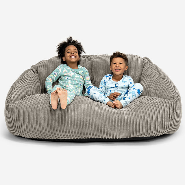 Sofá Gigante Bubble para Niños de 3 a 14 años - Pana Clásica Visón 01