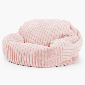 Puf Sofá Sabina - Pana de Felpa Ultra Rosa Empolvado