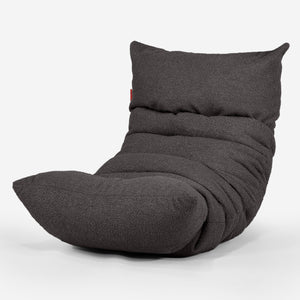 Puf Tumbona Eva - Boucle Grafito