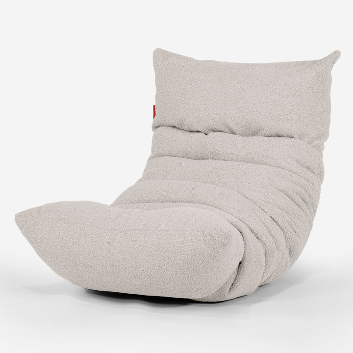 Puf Tumbona Eva - Boucle Marfil_01