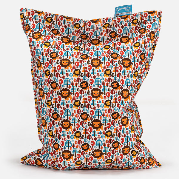 Puff Cama para niños - Estampado Para Niños León 01