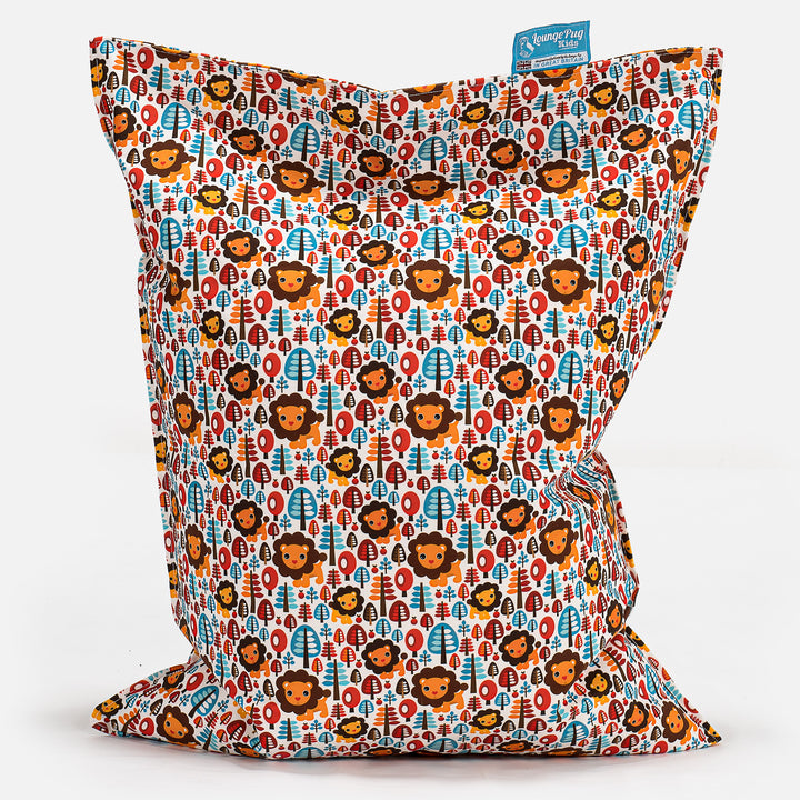 Puff Cama para niños - Estampado Para Niños León 01