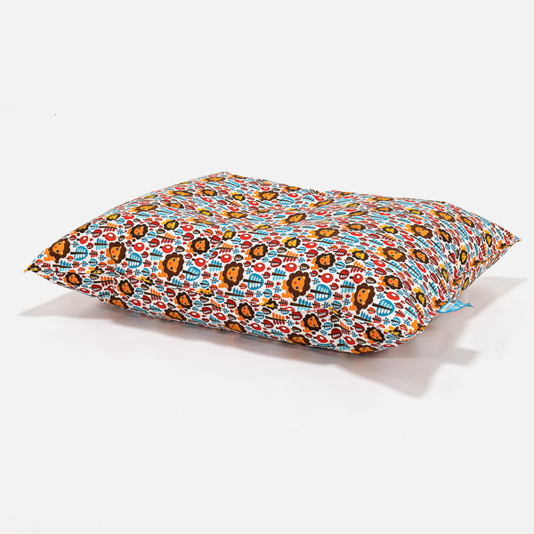 Puff Cama para niños 1-6 años - Estampado Para Niños León Fabric Close-up Image