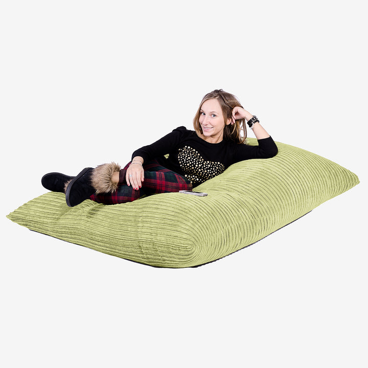 Puff Gigante Cama XL - Pana Clásica Lima 04