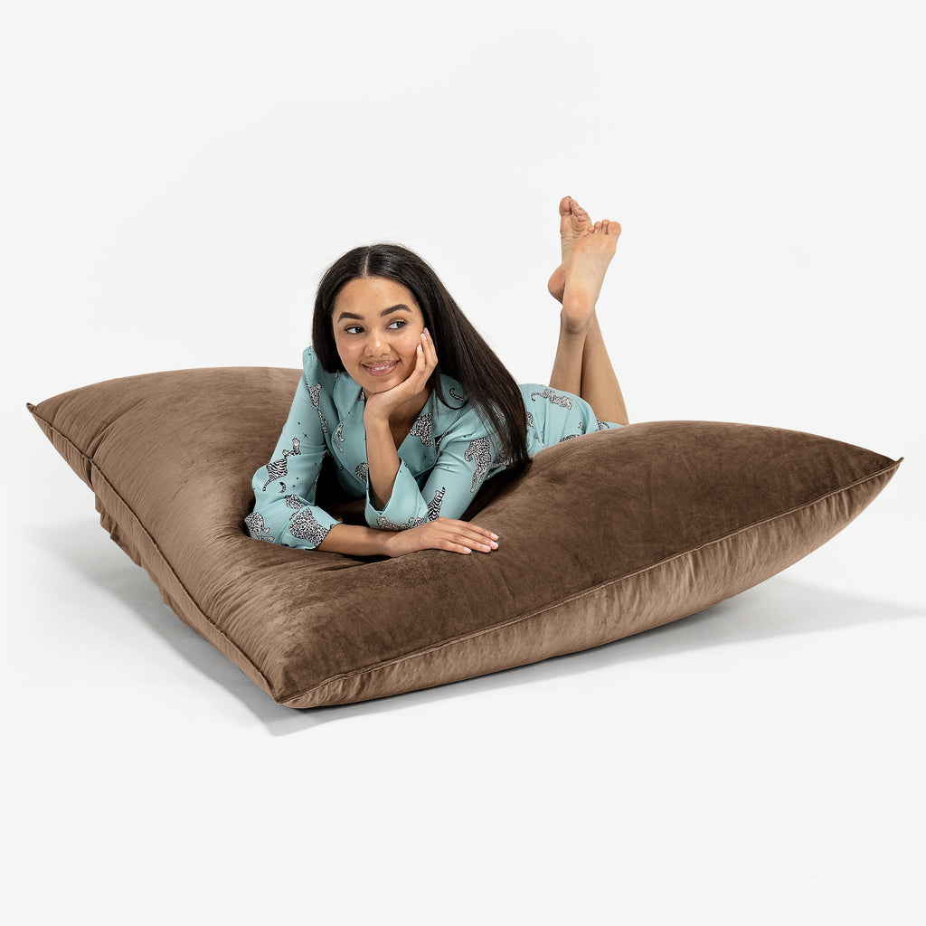 Puff Gigante Cama XL - Terciopelo Expreso 03