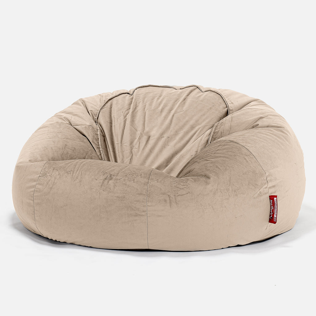 Puff Gigante Sofá Clásica - Terciopelo Visón 01