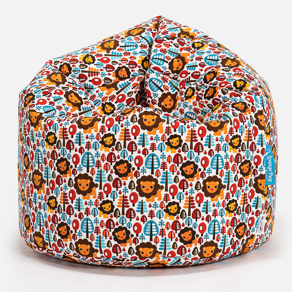 Puff Infantil - Estampado Para Niños León 01