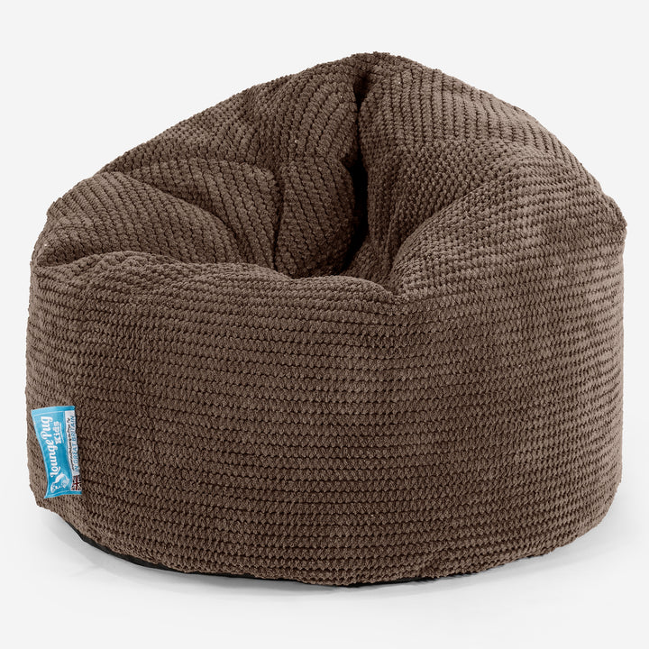 Puff Infantil 2-6 años - Pompón Chocolate 01