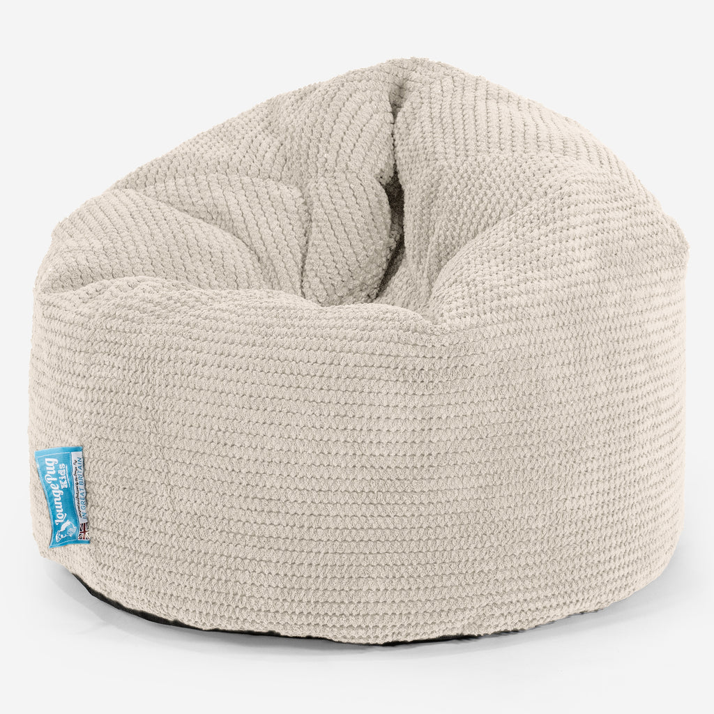 Puff Infantil 2-6 años - Pompón Crema 01