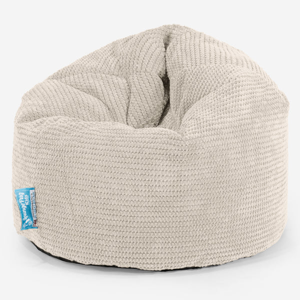 Puff Infantil 2-6 años - Pompón Crema 01