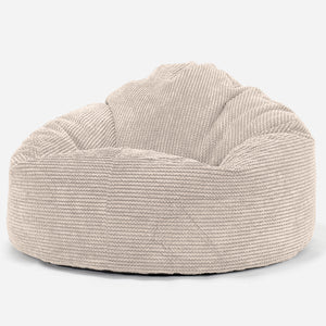 Puff Pera 'Archi' - Pompón Crema