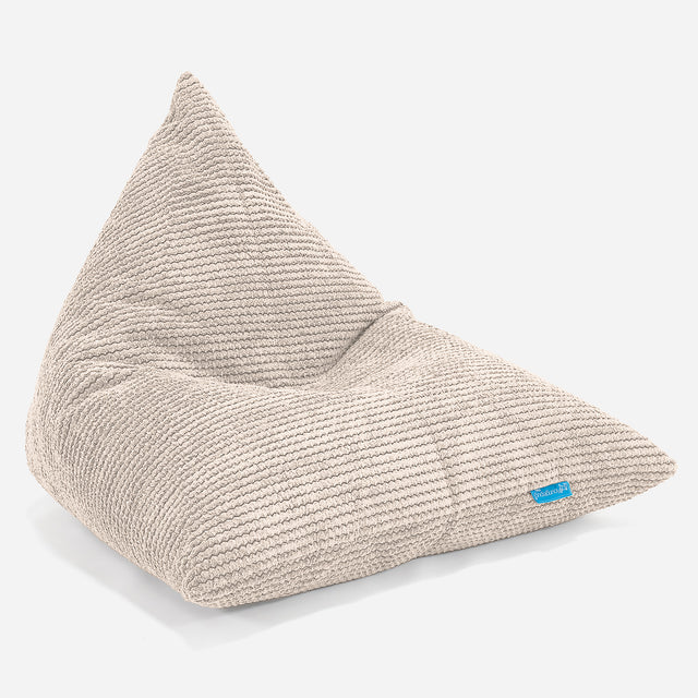 Puff Pera 'Relajarse' Para niños - Pompón Crema 01