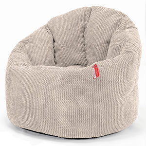 Puff Silla 'Abrazo' - Pompón Crema