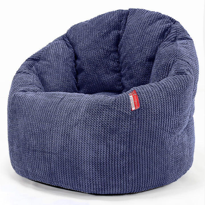 Puff Silla 'Abrazo' - Pompón Morado 01