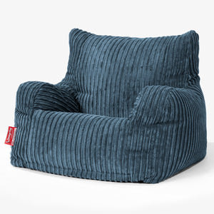 Puff Sillón Josephine - Pana Clásica Azul marino
