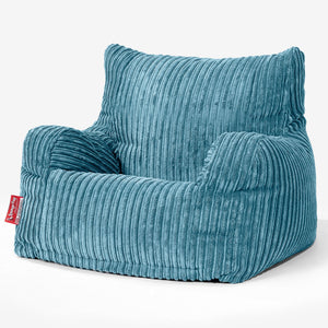 Puff Sillón Josephine - Pana Clásica Egeo Azul