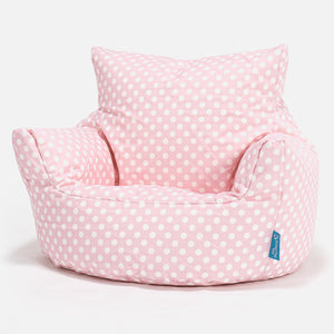 Puff Sillón para niños 1-3 años - Estampado Para Niños Rosa