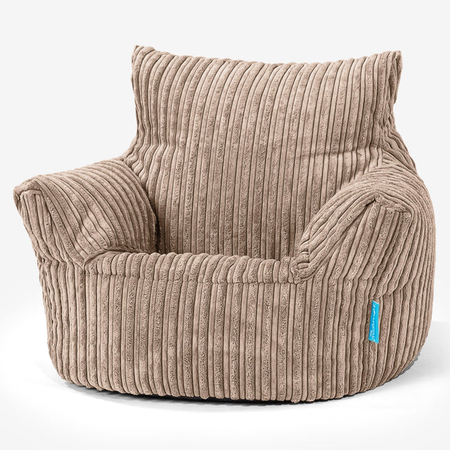 Puff Sillón para niños 1-3 años - Pana Clásica Arena 01