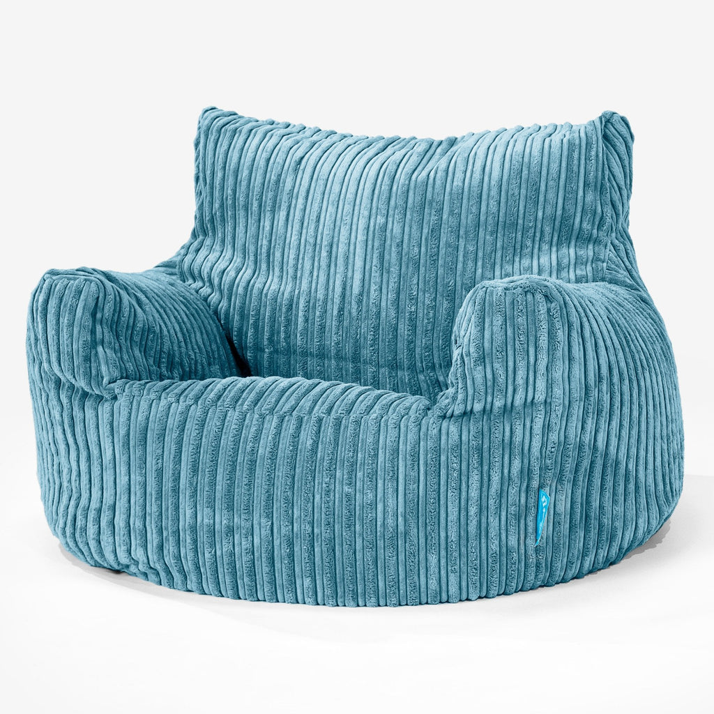 Lounge Pug®, Puff Taburete, Pana Clásica - Bebé Azul– Big Bertha Original ES