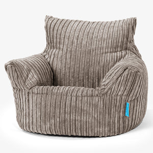 Puff Sillón para niños 1-3 años - Pana Clásica Marrón empolvado
