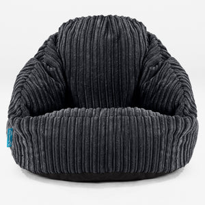 Puf para Niños Bubble 1-3 años - Pana Clásica Negro