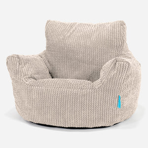 Puff Sillón para niños 1-3 años - Pompón Crema