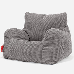 Puff Sillón Josephine - Pompón Carbón Gris