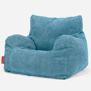 Puff Sillón Josephine - Pompón Egeo Azul