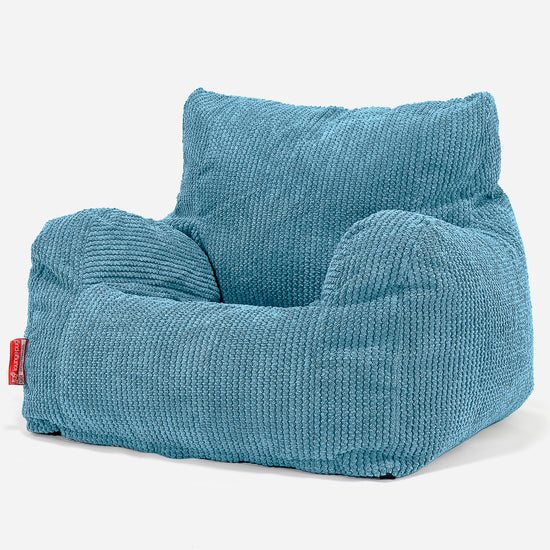 Puff Sillón - Pompón Egeo Azul 01