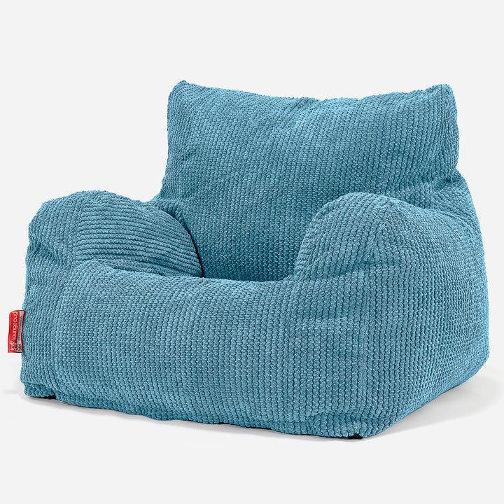 Puff Sillón - Pompón Egeo Azul 01