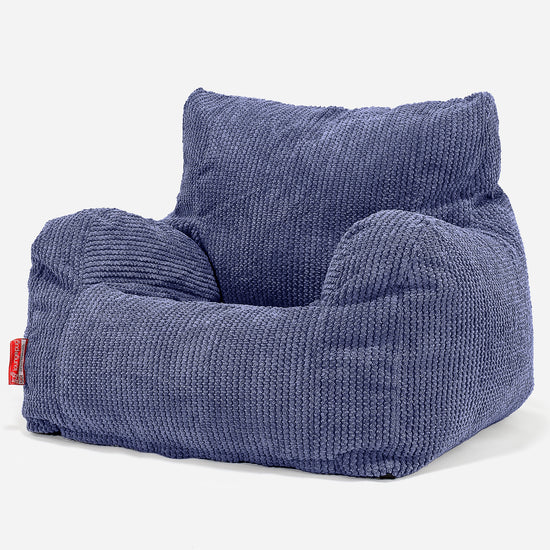 Puff Sillón - Pompón Morado 01