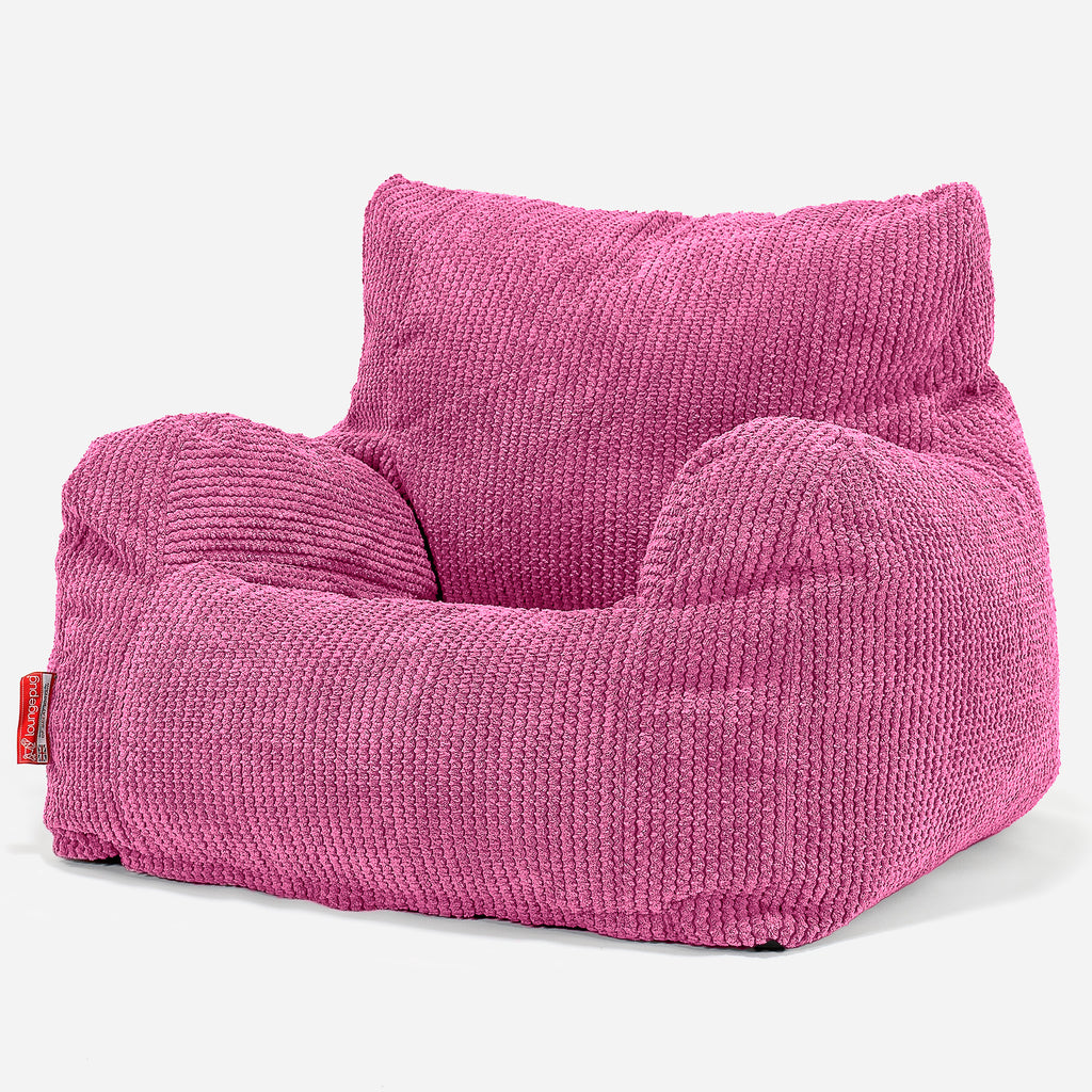 Puff Sillón - Pompón Rosa 01