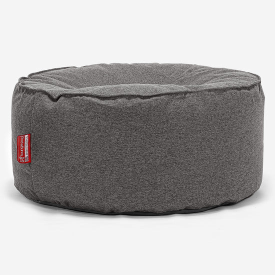 Puff Taburete - Lana de Interalli Gris 01