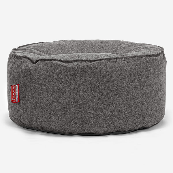 Puff Taburete - Lana de Interalli Gris 01