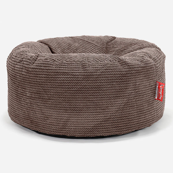 Puff Taburete - Pompón Chocolate 01