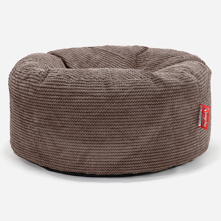 Puff Taburete - Pompón Chocolate 01