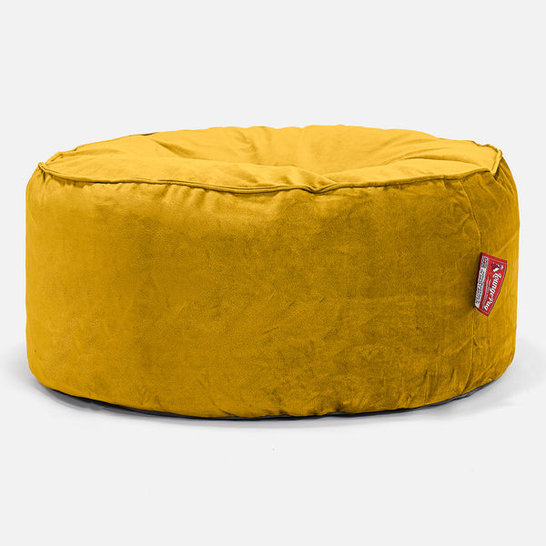 Puff Taburete - Terciopelo Oro 01