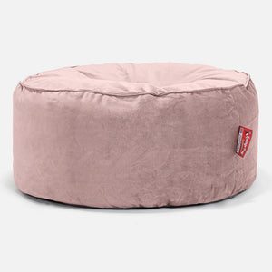 Puff Taburete - Terciopelo Rosa
