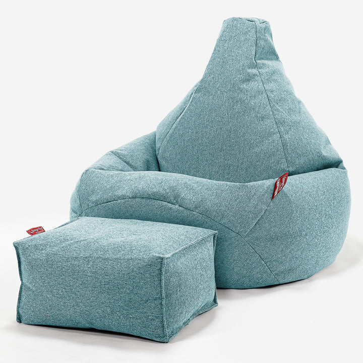 Silla De Juego Puf - Lana de Interalli Agua 01