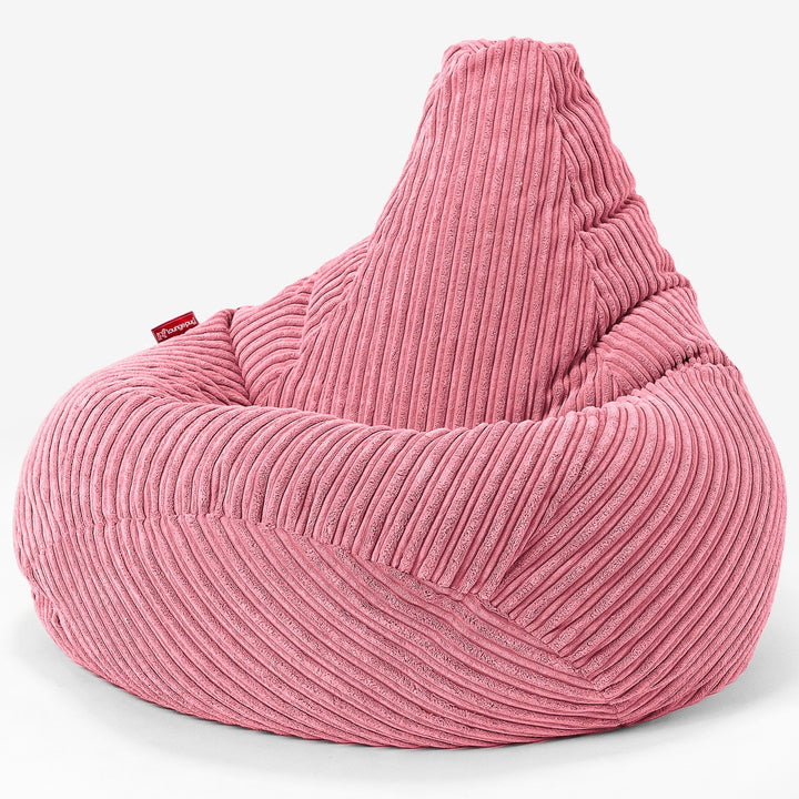 Silla De Juego Puf - Pana Clásica Coral 02
