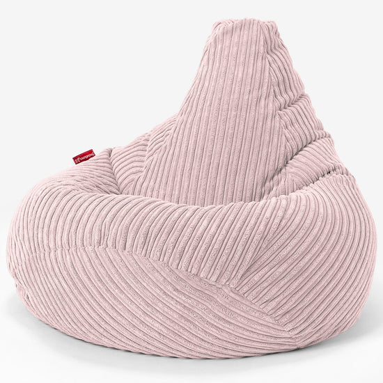 Silla De Juego Puf - Pana Clásica Rosa Claro 02