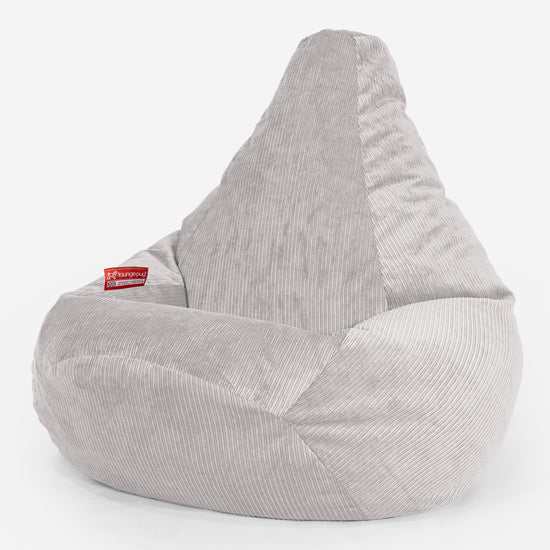 Silla De Juego Puf - Pana de rayas finas Piedra 02